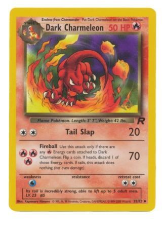 Dark Charmeleon (32/82) (W Stamped Promo) [Team Rocket Unlimited] | Kessel Run Games Inc. 