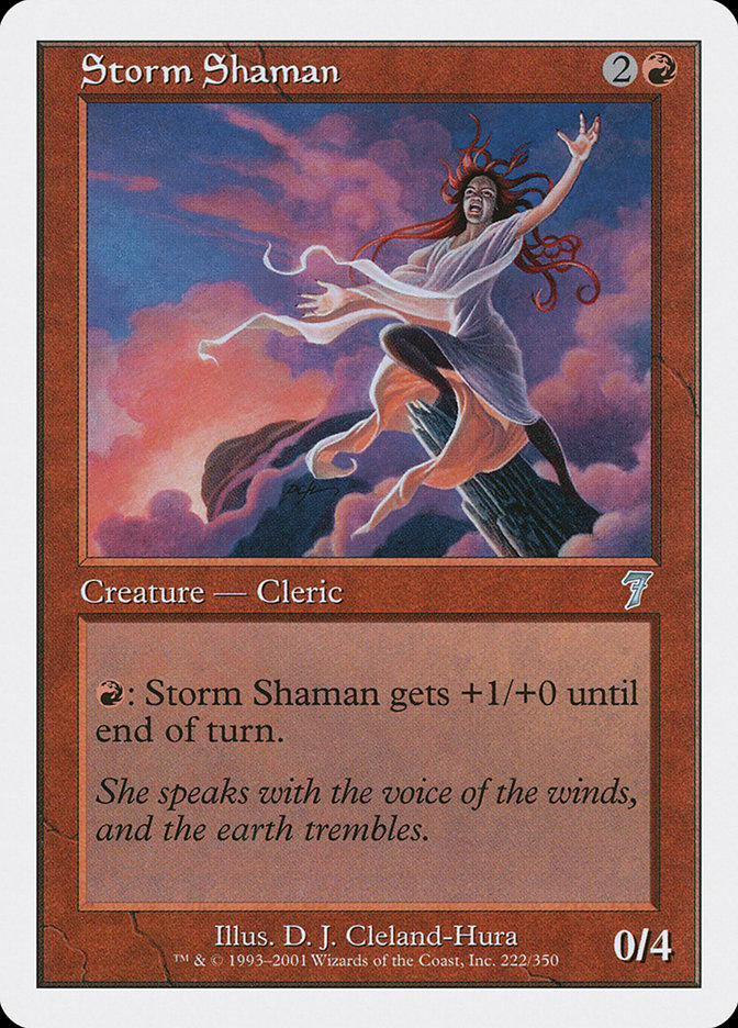 Storm Shaman [Seventh Edition] | Kessel Run Games Inc. 