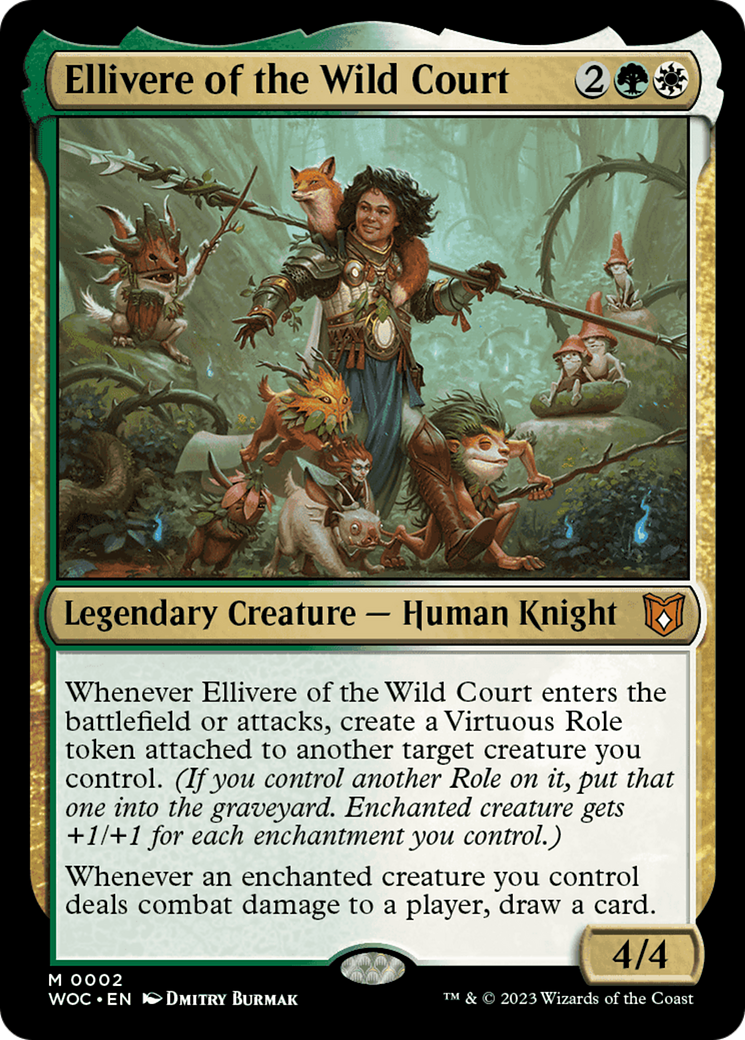 Ellivere of the Wild Court [Wilds of Eldraine Commander] | Kessel Run Games Inc. 