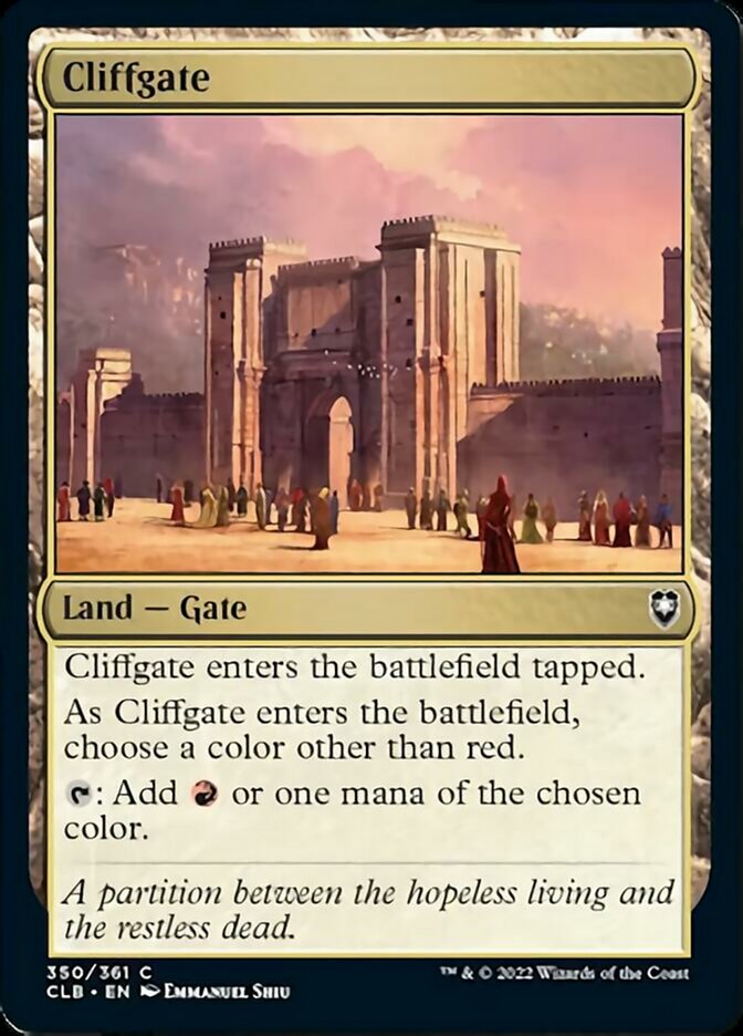Cliffgate [Commander Legends: Battle for Baldur's Gate] | Kessel Run Games Inc. 