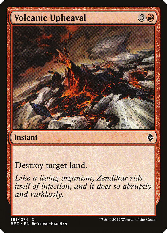 Volcanic Upheaval [Battle for Zendikar] | Kessel Run Games Inc. 