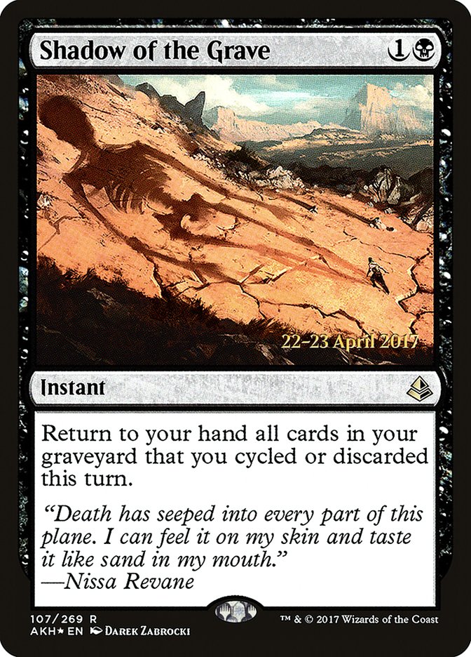 Shadow of the Grave [Amonkhet Prerelease Promos] | Kessel Run Games Inc. 