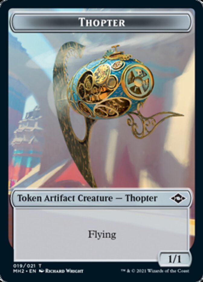 Clue (14) // Thopter Double-Sided Token [Modern Horizons 2 Tokens] | Kessel Run Games Inc. 
