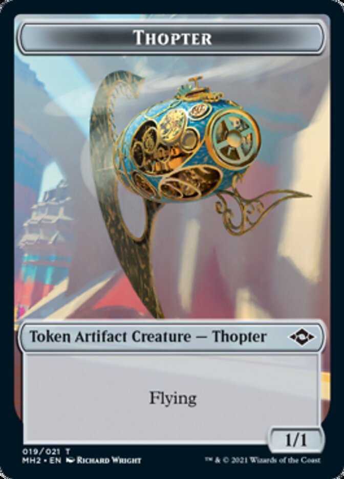 Thopter // Treasure (20) Double-Sided Token [Modern Horizons 2 Tokens] | Kessel Run Games Inc. 