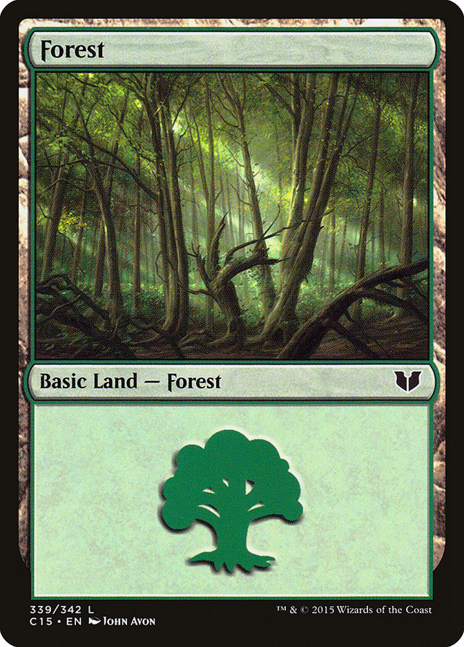 Forest (339) [Commander 2015] | Kessel Run Games Inc. 