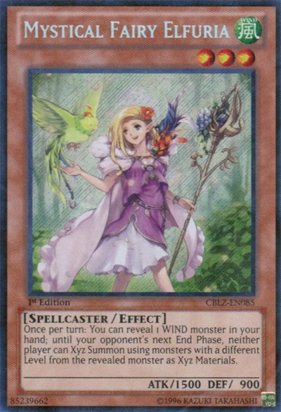 Mystical Fairy Elfuria [CBLZ-EN085] Secret Rare | Kessel Run Games Inc. 