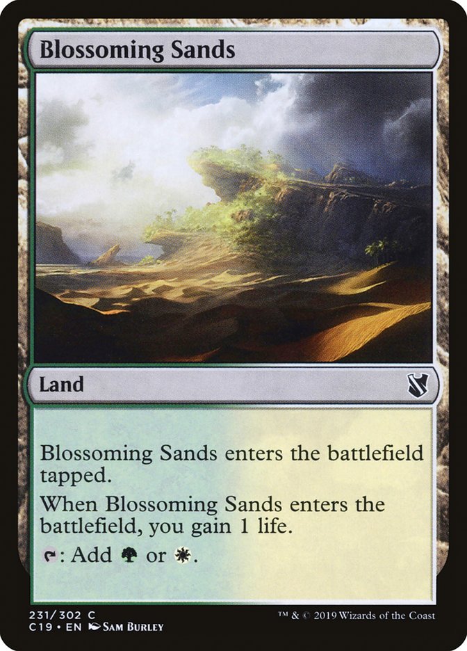 Blossoming Sands [Commander 2019] | Kessel Run Games Inc. 