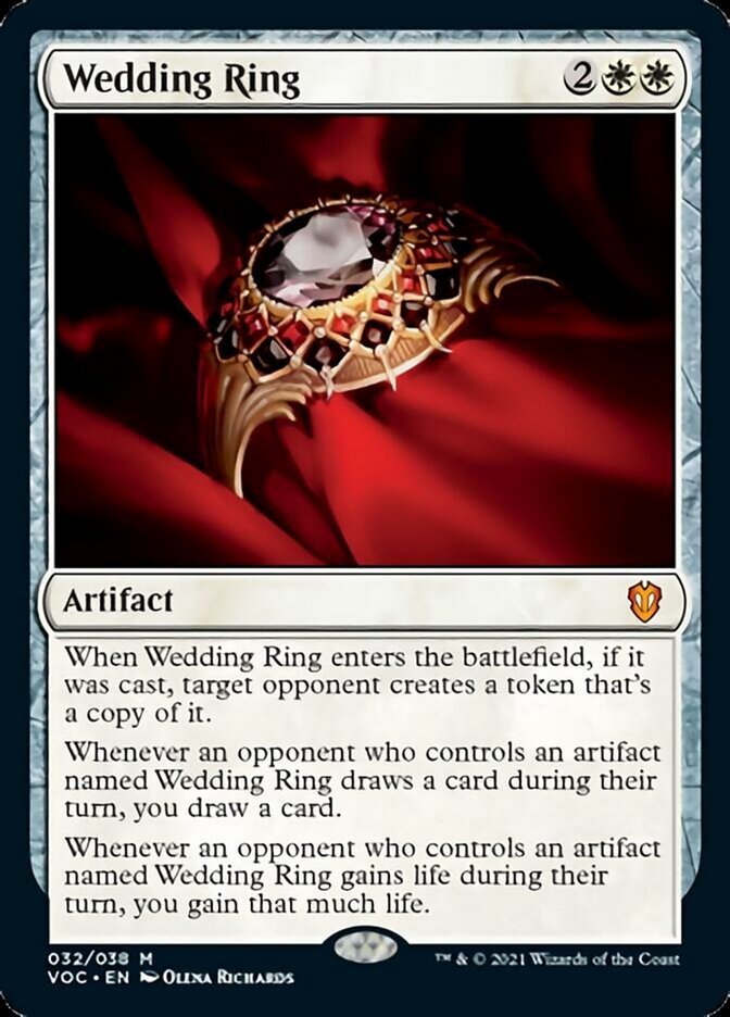 Wedding Ring [Innistrad: Crimson Vow Commander] | Kessel Run Games Inc. 