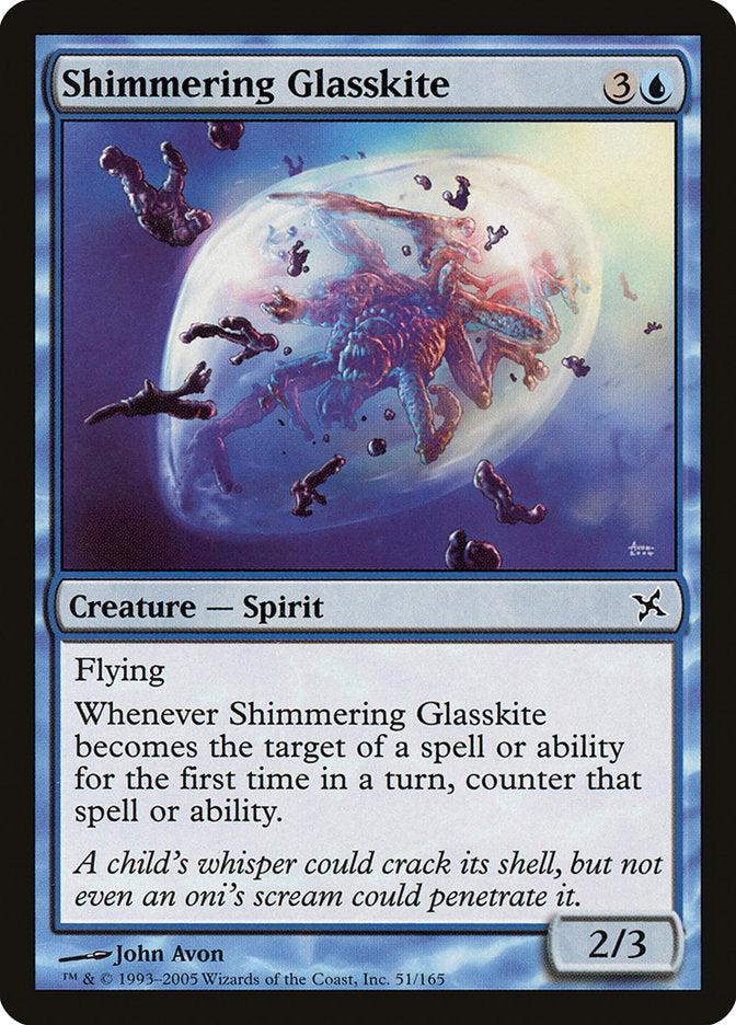 Shimmering Glasskite [Betrayers of Kamigawa] | Kessel Run Games Inc. 