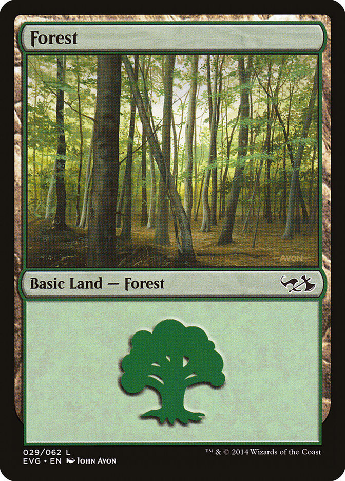 Forest (29) (Elves vs. Goblins) [Duel Decks Anthology] | Kessel Run Games Inc. 