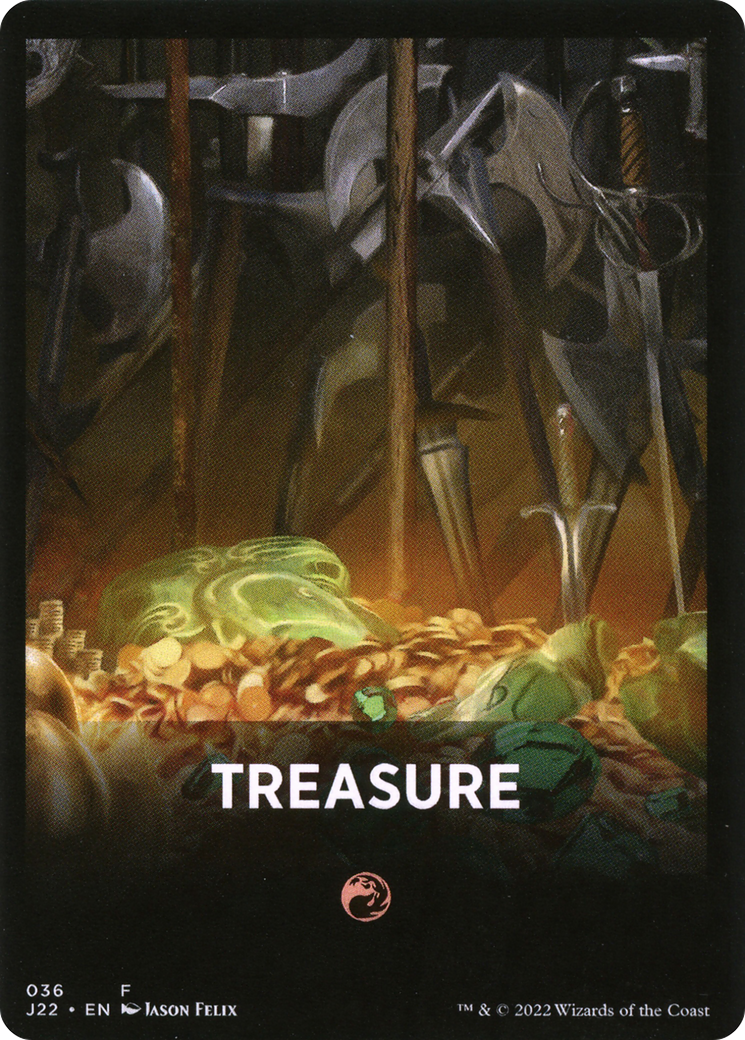 Treasure Theme Card [Jumpstart 2022 Front Cards] | Kessel Run Games Inc. 