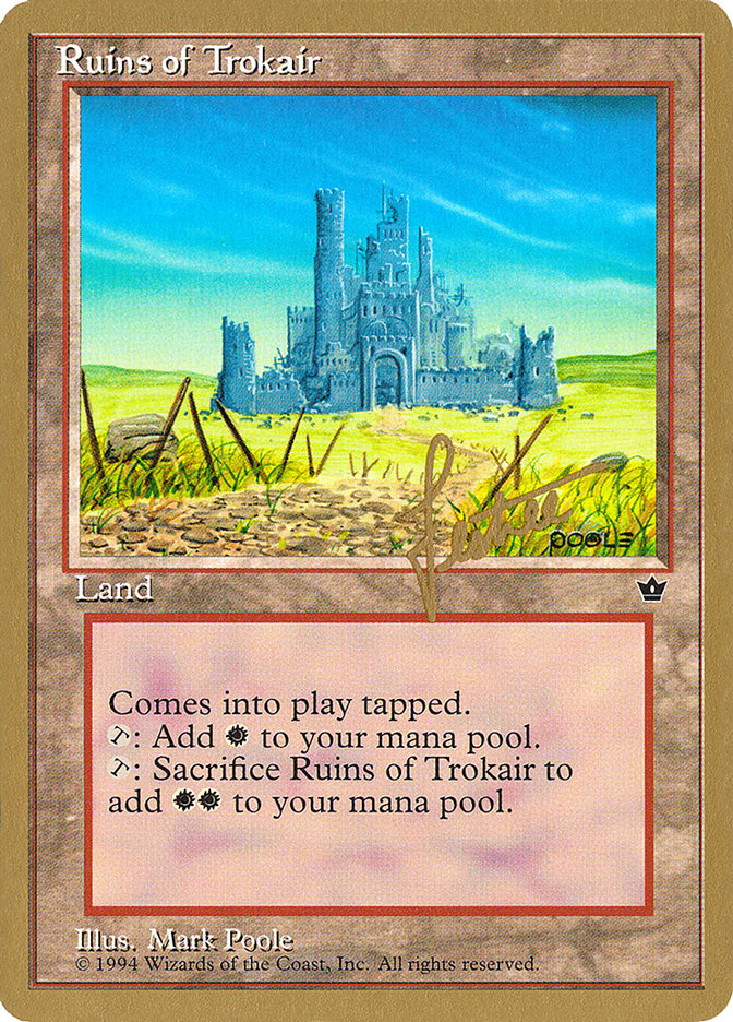 Ruins of Trokair (Bertrand Lestree) [Pro Tour Collector Set] | Kessel Run Games Inc. 