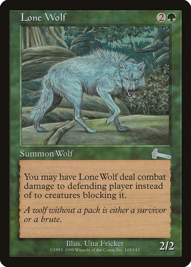 Lone Wolf [Urza's Legacy] | Kessel Run Games Inc. 