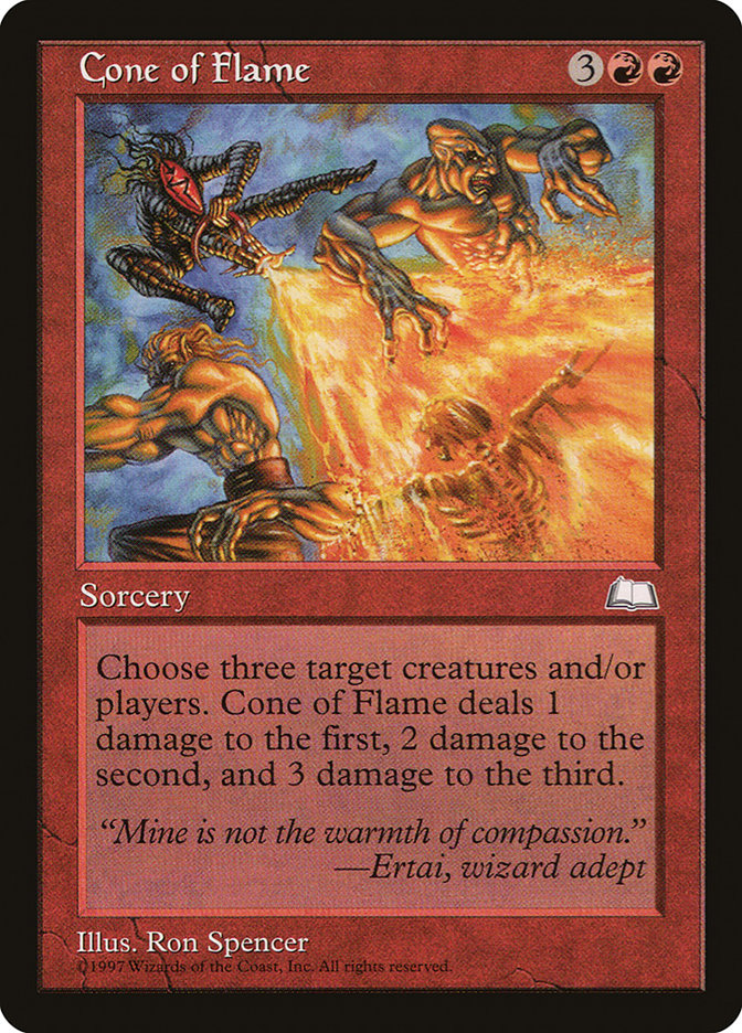 Cone of Flame [Weatherlight] | Kessel Run Games Inc. 