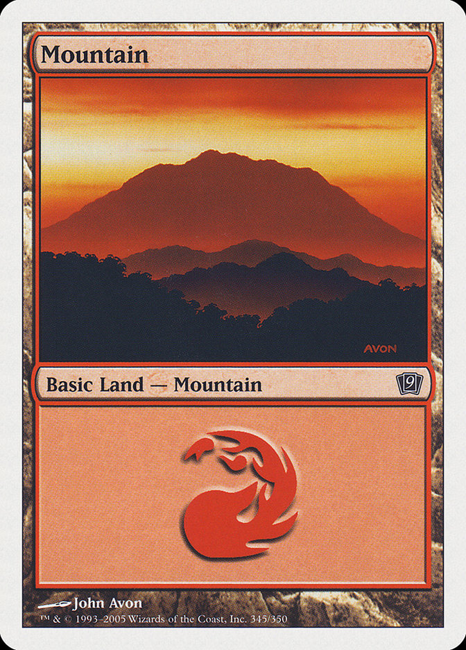 Mountain (345) [Ninth Edition] | Kessel Run Games Inc. 