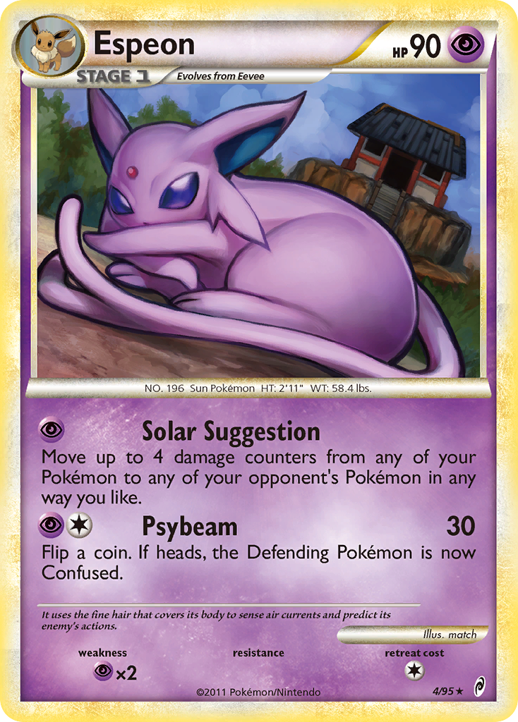 Espeon (4/95) [HeartGold & SoulSilver: Call of Legends] | Kessel Run Games Inc. 