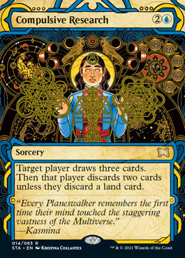 Compulsive Research (Foil Etched) [Strixhaven: School of Mages Mystical Archive] | Kessel Run Games Inc. 
