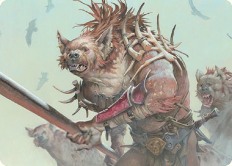 Gnoll Art Card [Dungeons & Dragons: Adventures in the Forgotten Realms Art Series] | Kessel Run Games Inc. 