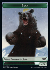 Bear // Knight Double-Sided Token [Double Masters 2022 Tokens] | Kessel Run Games Inc. 