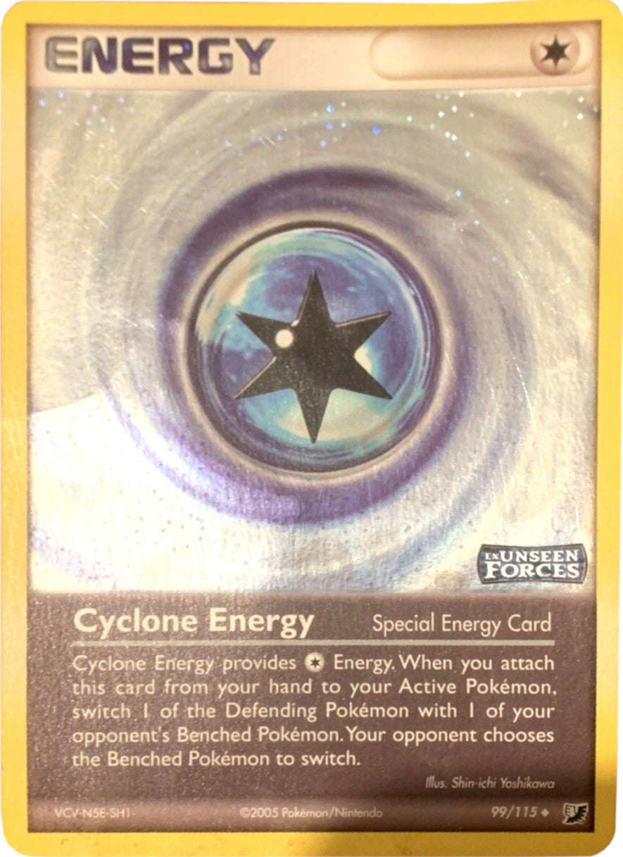 Cyclone Energy (99/115) (Stamped) [EX: Unseen Forces] | Kessel Run Games Inc. 