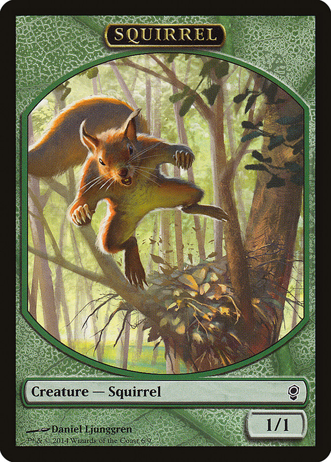 Squirrel Token [Conspiracy Tokens] | Kessel Run Games Inc. 