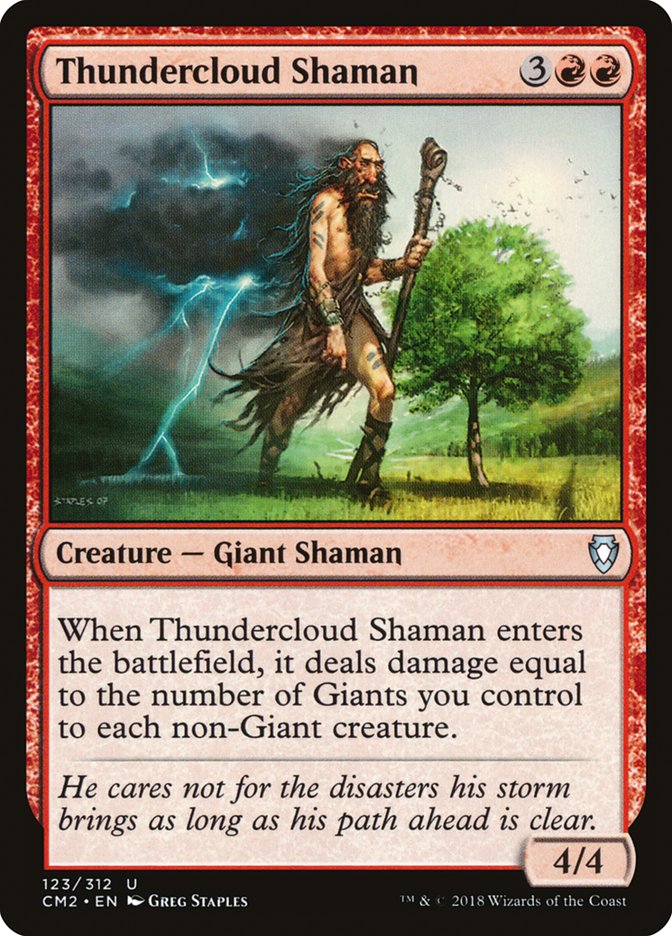 Thundercloud Shaman [Commander Anthology Volume II] | Kessel Run Games Inc. 