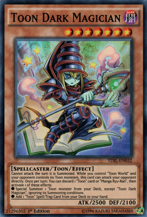 Toon Dark Magician [TDIL-EN032] Super Rare | Kessel Run Games Inc. 