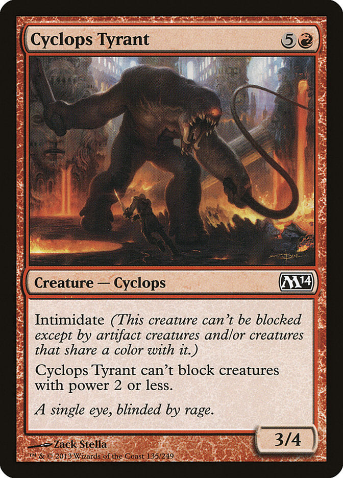 Cyclops Tyrant [Magic 2014] | Kessel Run Games Inc. 