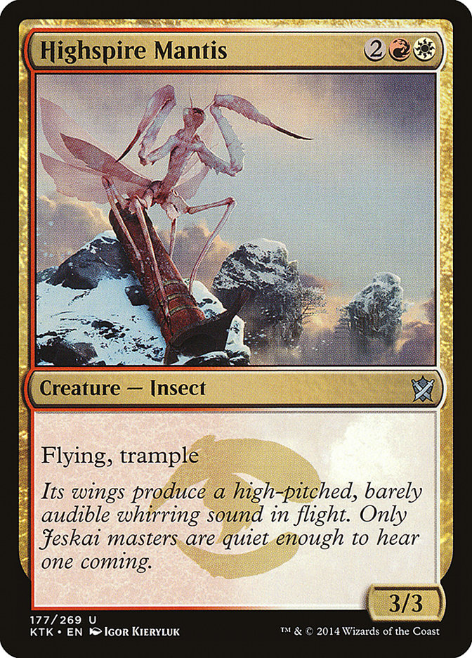 Highspire Mantis [Khans of Tarkir] | Kessel Run Games Inc. 