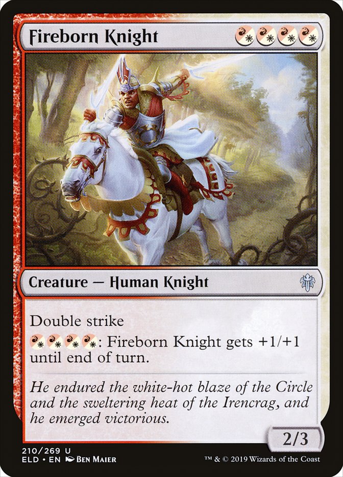 Fireborn Knight [Throne of Eldraine] | Kessel Run Games Inc. 