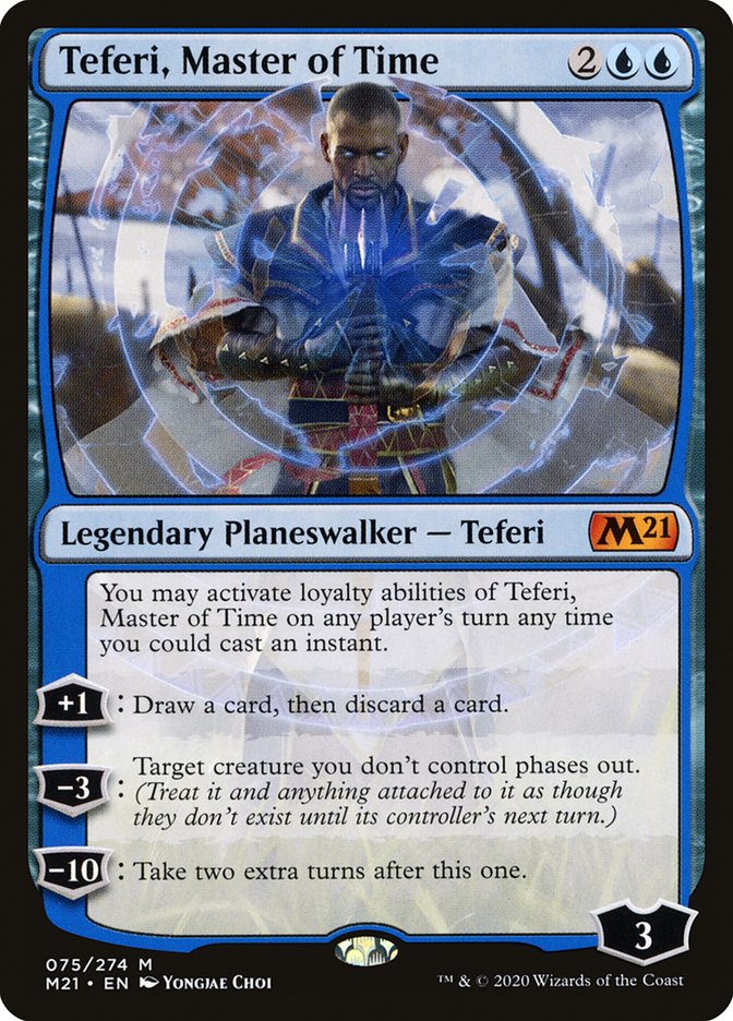 Teferi, Master of Time (075) [Core Set 2021] | Kessel Run Games Inc. 