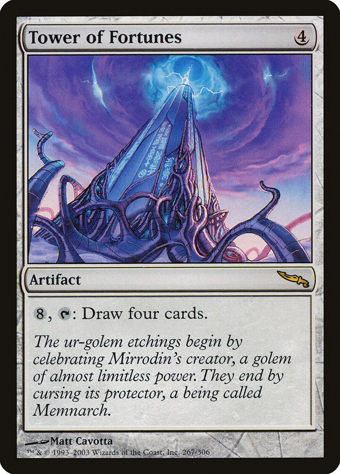 Tower of Fortunes [Mirrodin] | Kessel Run Games Inc. 