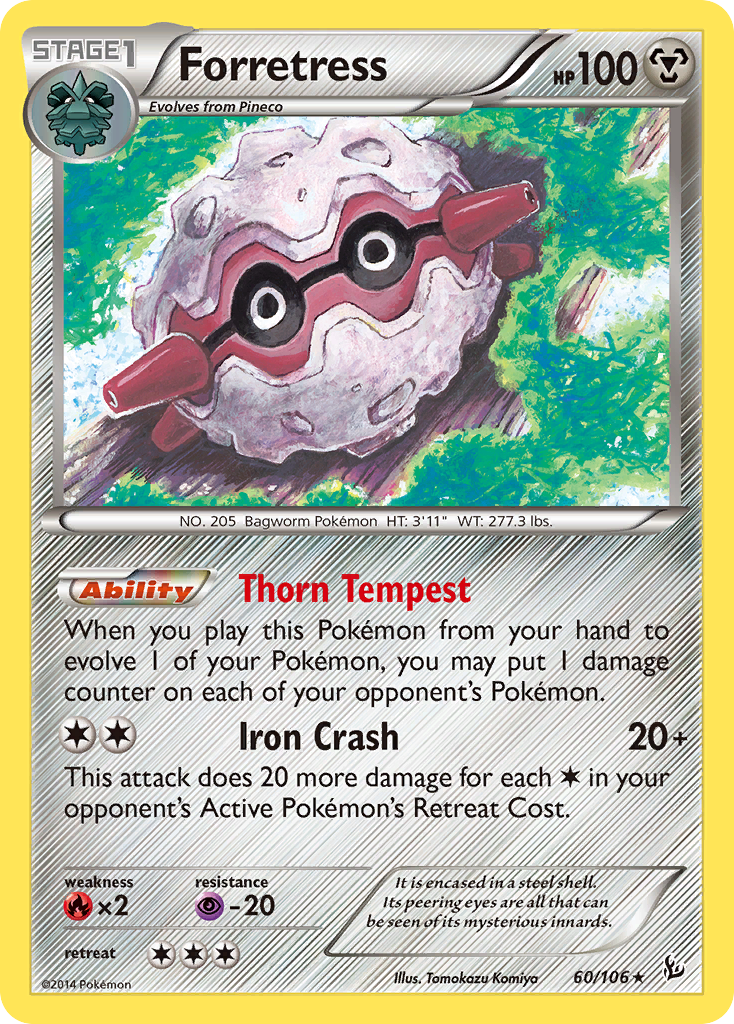 Forretress (60/106) [XY: Flashfire] | Kessel Run Games Inc. 