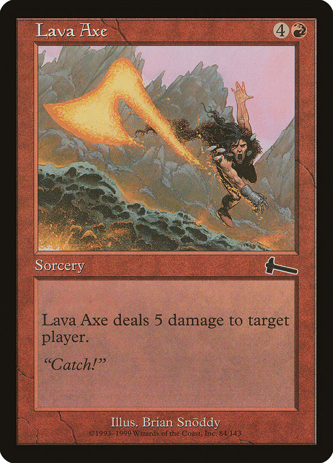 Lava Axe [Urza's Legacy] | Kessel Run Games Inc. 