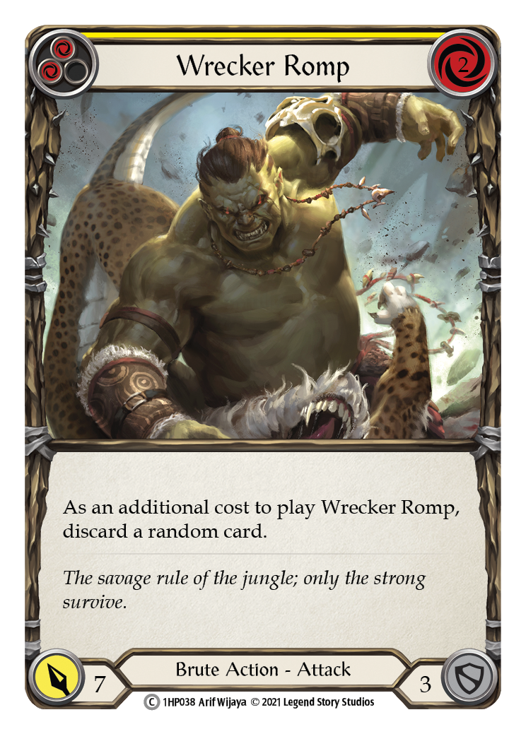 Wrecker Romp (Yellow) [1HP038] (History Pack 1) | Kessel Run Games Inc. 