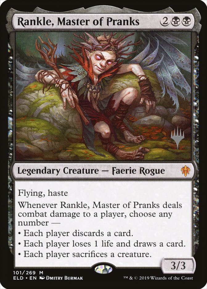 Rankle, Master of Pranks (Promo Pack) [Throne of Eldraine Promos] | Kessel Run Games Inc. 