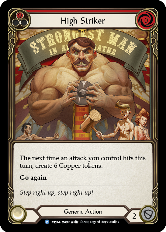 High Striker (Red) [EVR164] (Everfest)  1st Edition Normal | Kessel Run Games Inc. 