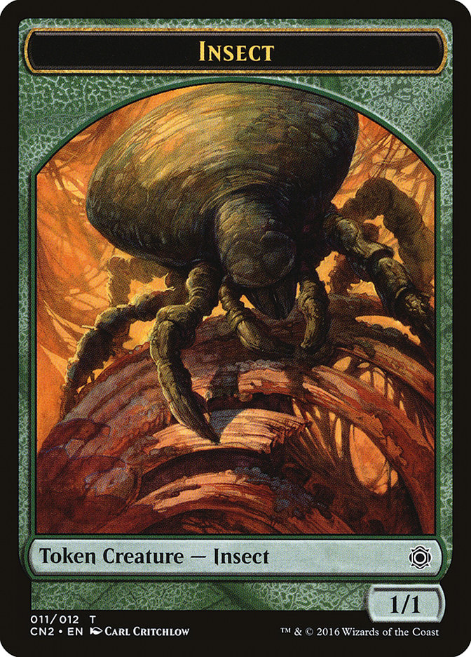 Insect Token [Conspiracy: Take the Crown Tokens] | Kessel Run Games Inc. 