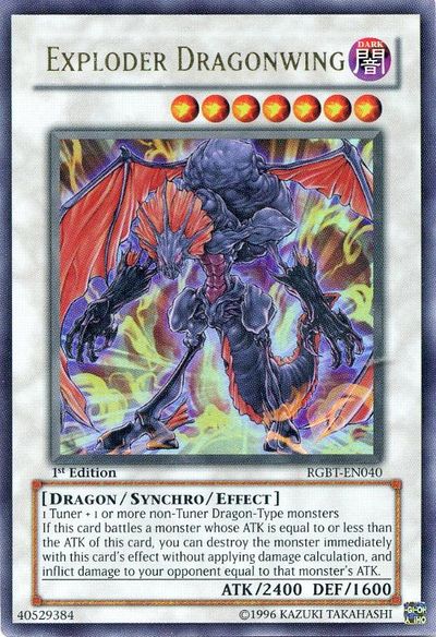 Exploder Dragonwing [RGBT-EN040] Ultra Rare | Kessel Run Games Inc. 