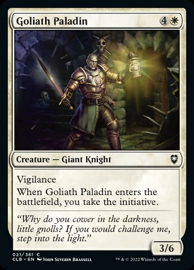 Goliath Paladin [Commander Legends: Battle for Baldur's Gate] | Kessel Run Games Inc. 