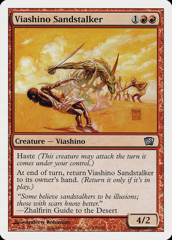 Viashino Sandstalker [Eighth Edition] | Kessel Run Games Inc. 