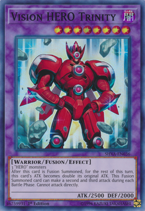 Vision HERO Trinity [SHVA-EN036] Super Rare | Kessel Run Games Inc. 