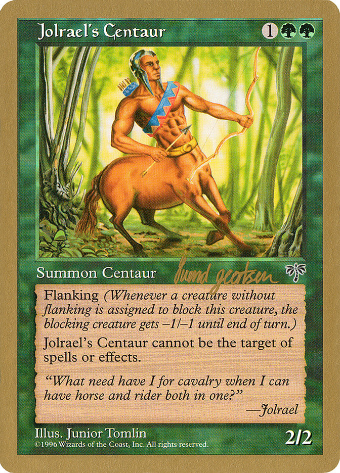 Jolrael's Centaur (Svend Geertsen) [World Championship Decks 1997] | Kessel Run Games Inc. 