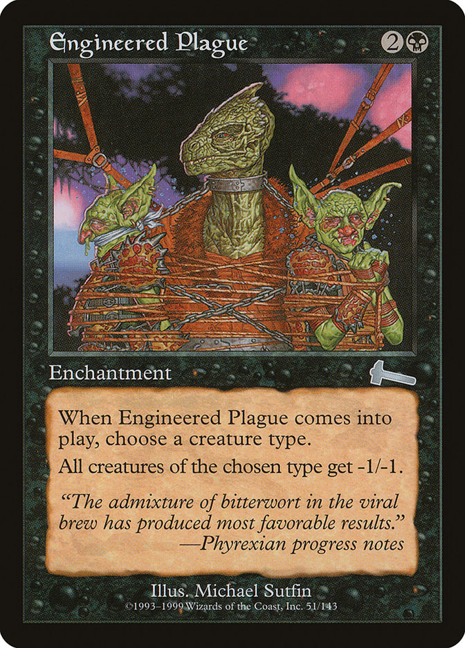 Engineered Plague [Urza's Legacy] | Kessel Run Games Inc. 