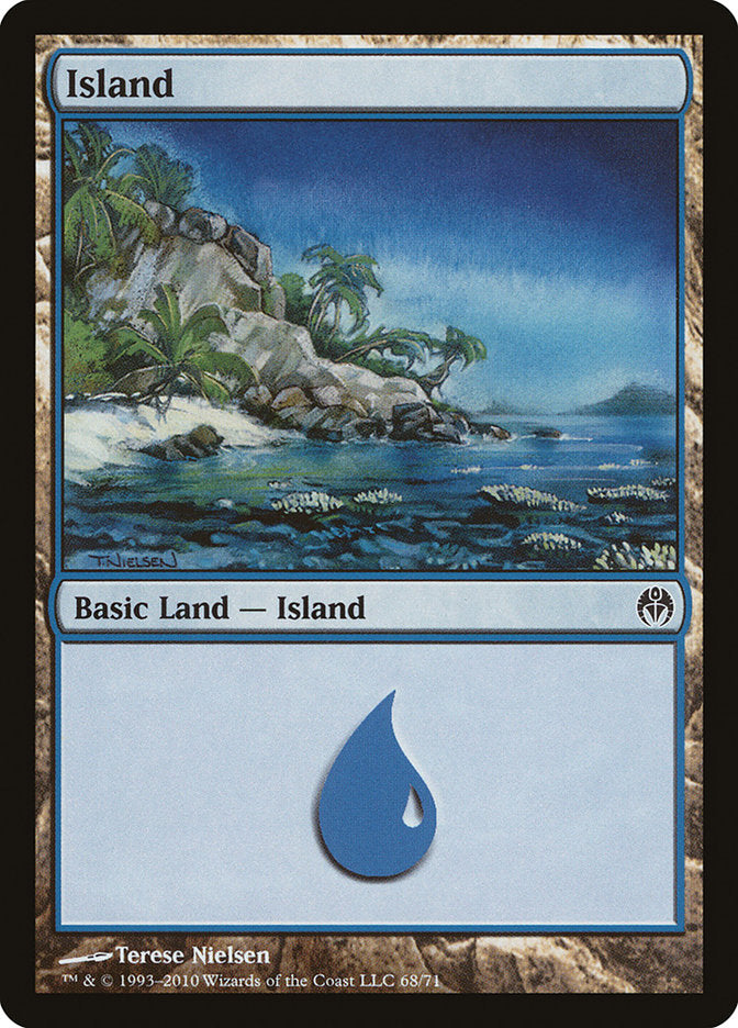 Island (68) [Duel Decks: Phyrexia vs. the Coalition] | Kessel Run Games Inc. 