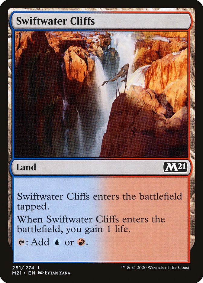 Swiftwater Cliffs [Core Set 2021] | Kessel Run Games Inc. 