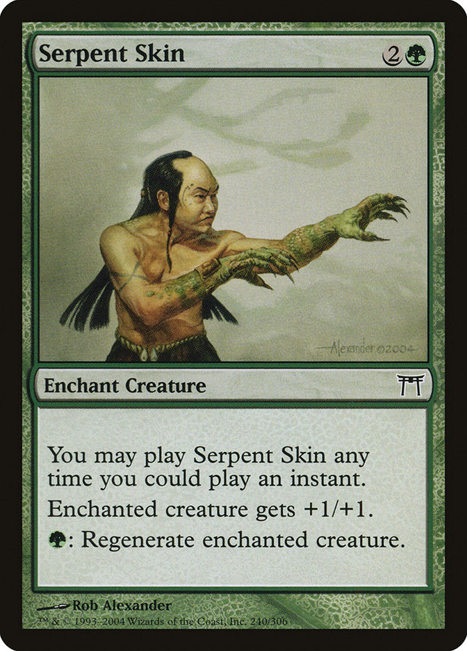 Serpent Skin [Champions of Kamigawa] | Kessel Run Games Inc. 