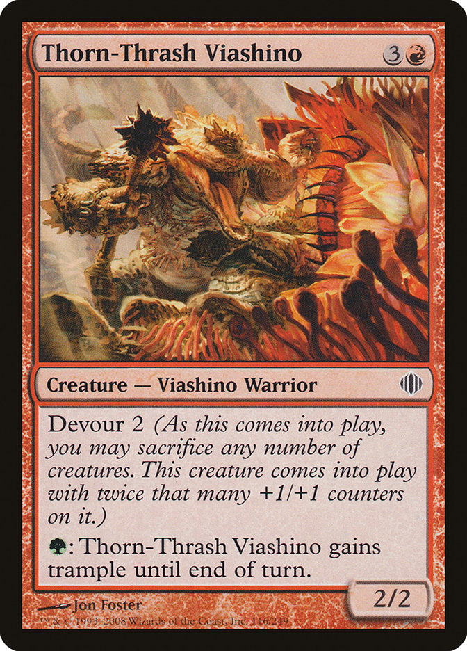 Thorn-Thrash Viashino [Shards of Alara] | Kessel Run Games Inc. 