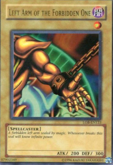 Left Arm of the Forbidden One [LOB-EN123] Ultra Rare | Kessel Run Games Inc. 