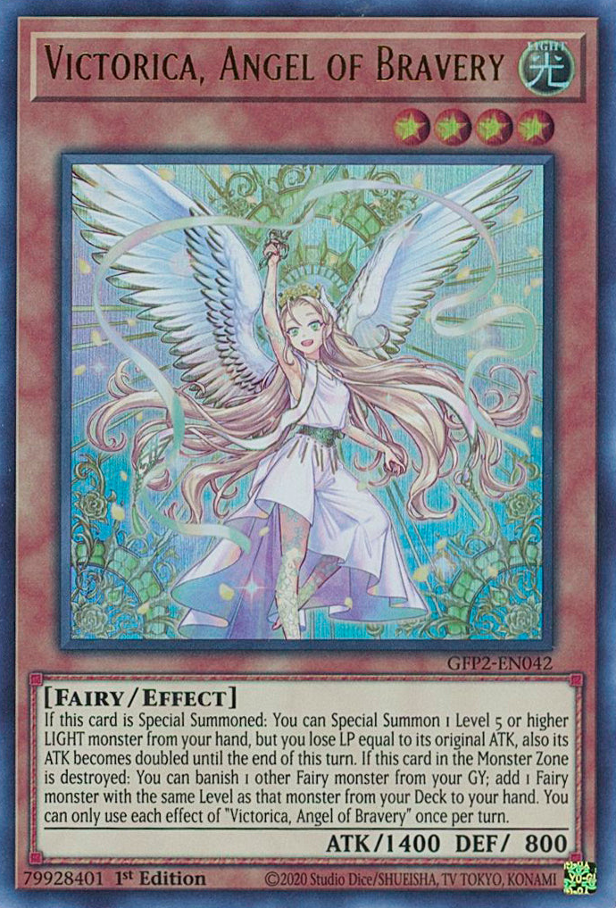 Victorica, Angel of Bravery [GFP2-EN042] Ultra Rare | Kessel Run Games Inc. 